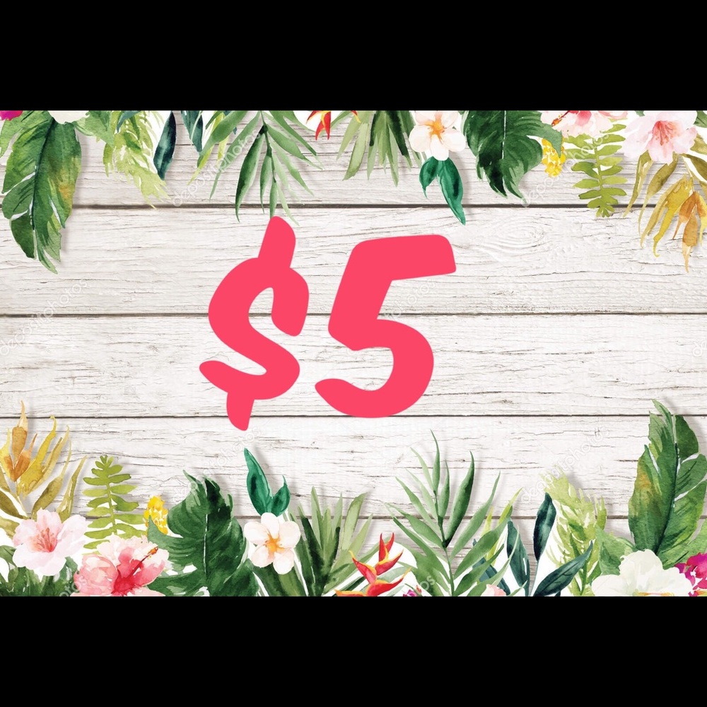 Everything below this tile is $5 or less !